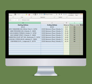 Excel Distance Calculator 3.0 - Calculate Distances between Addresses or Zip Codes in Excel